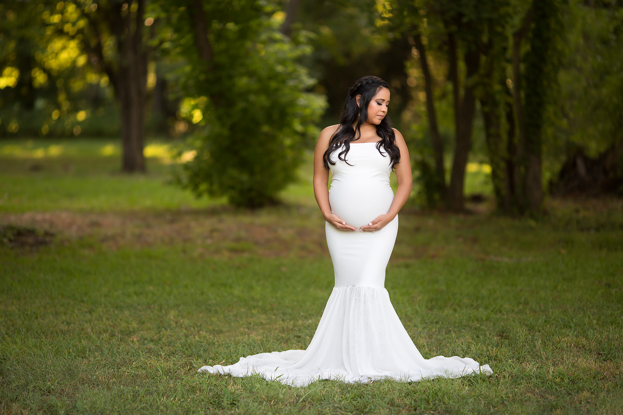 dallas fort worth maternity photographer outdoors
