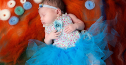 newborn baby girl Edgar Degas Blue Dancers masterpiece collection Southlake photography