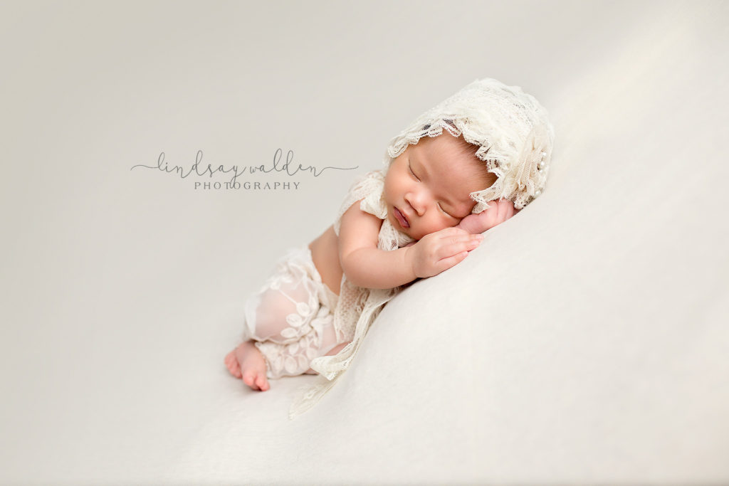 Colleyville Newborn Photographer Session in white