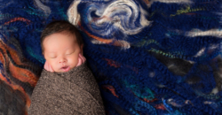 baby boy Edvard Munch The Scream newborn masterpiece collection Southlake photography
