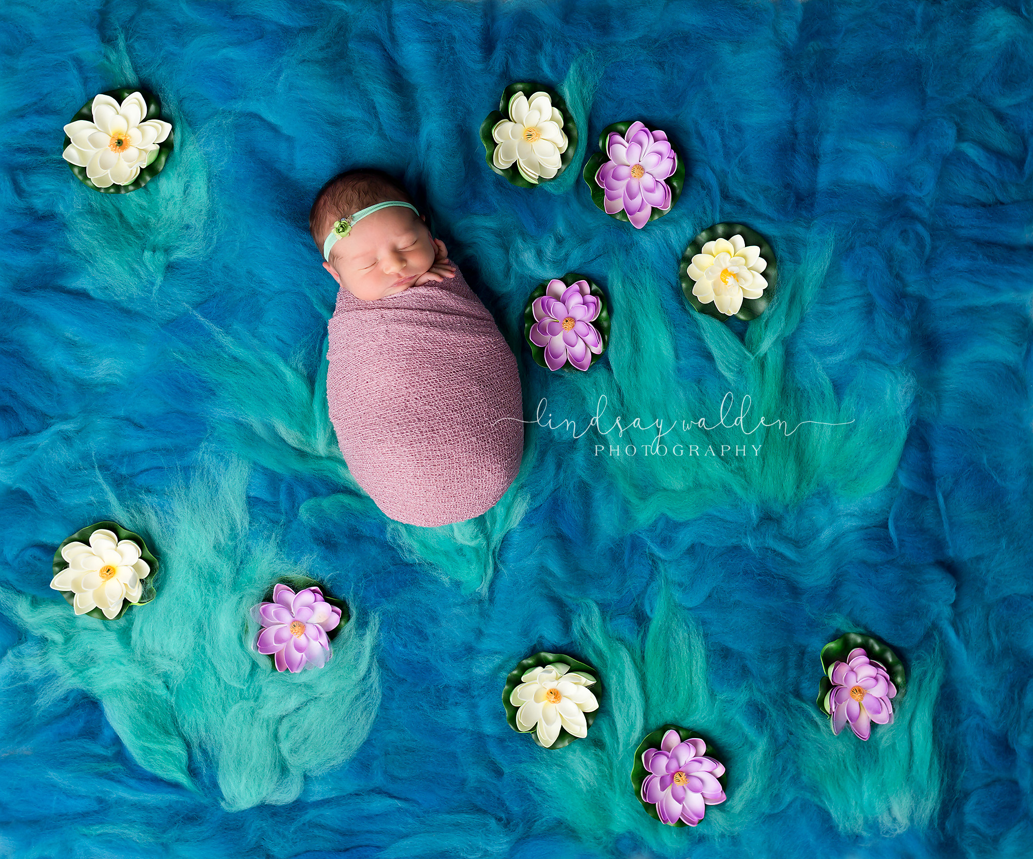 baby girl Claude Monet Water Lilies masterpiece collection Fort Worth photography