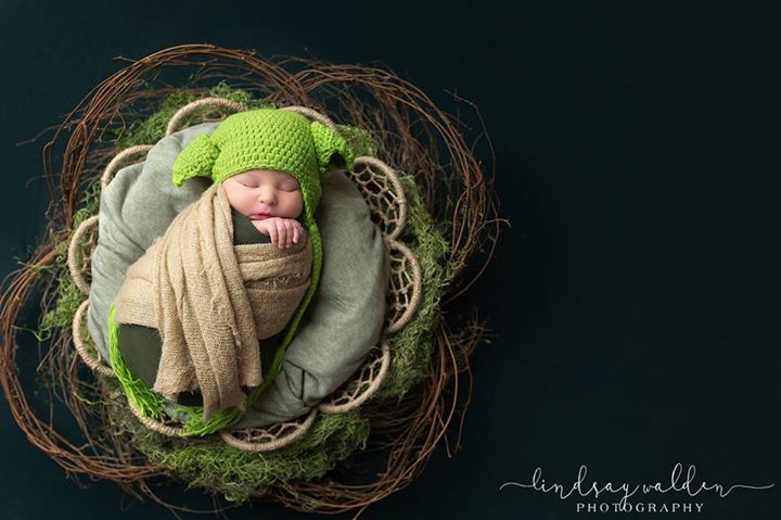 Newborn Yoda Photoshoot – Fort Worth Newborn Photography • Lindsay