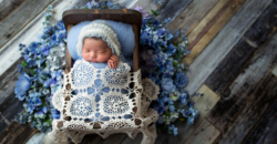 newborn baby girl rustic vintage classic lace Colleyville photography