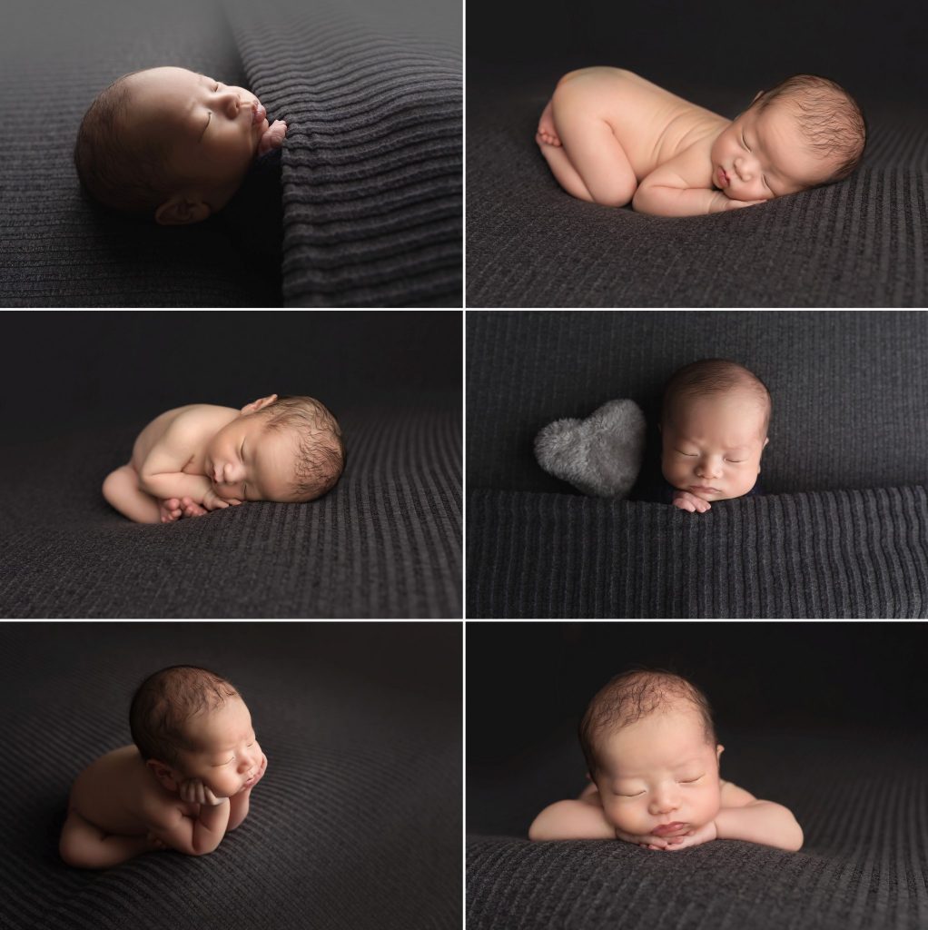 newborn gallery boy on grey dallas fort worth newborn photographer