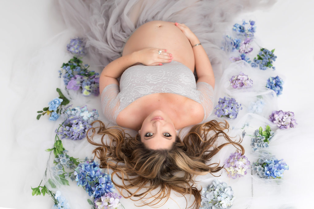 makeup and skincare tips for new moms fine art maternity photography with flowers dallas fort worth