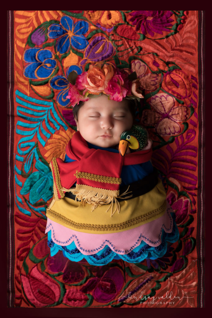 newborn Frida Kahlo costume dallas photographer