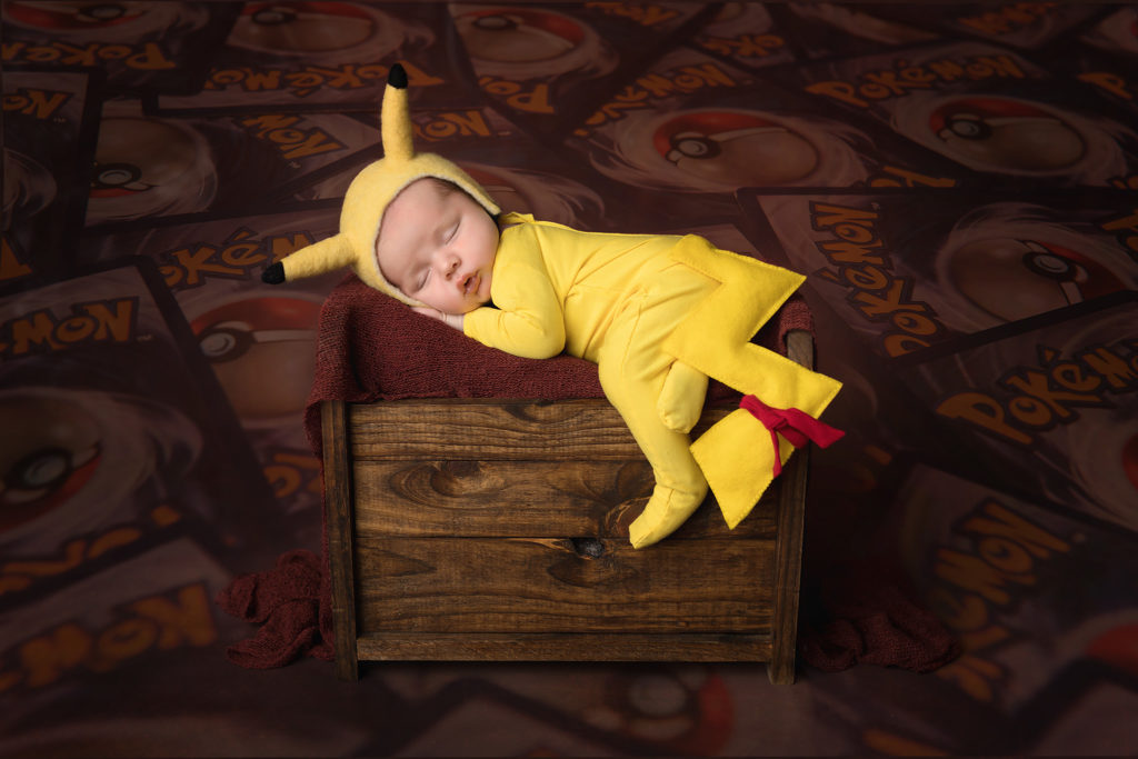newborn Pokemon costume dallas photographer
