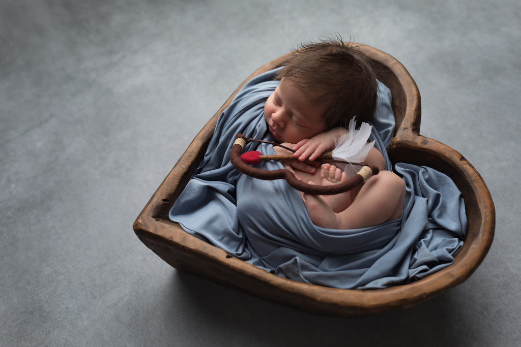 newborn cupid costume dallas photographer