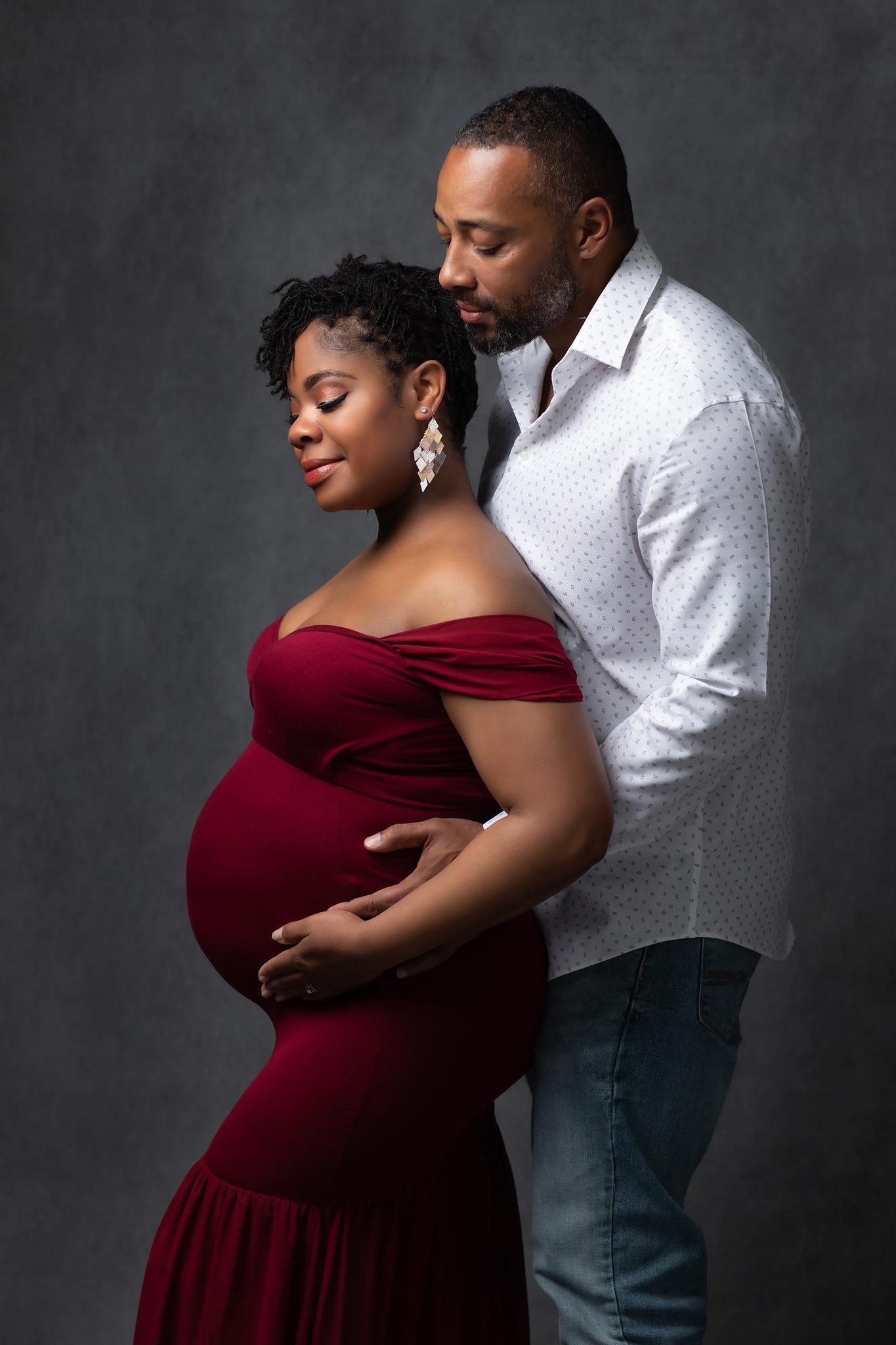 maternity portrait with husband