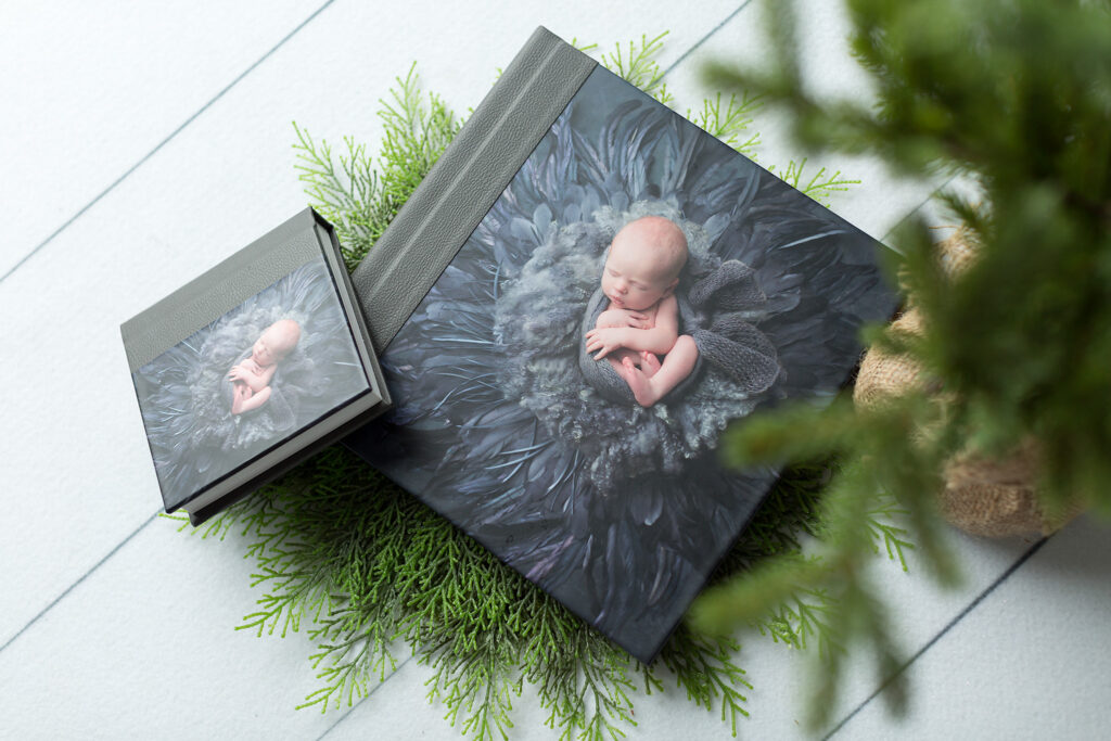 Personalized holiday photo gifts - heirloom albums and prints.